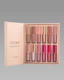 set of assorted shades of long lasting lipstick for Indian skin in a pink gift box