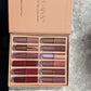 set of long lasting lipstick for Indian skin in various shades by zorvva in a beige box