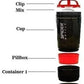Black Spider Bottle gym shaker bottle for protein with multiple compartments and flip cap